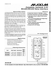 DataSheet MAX3480A pdf